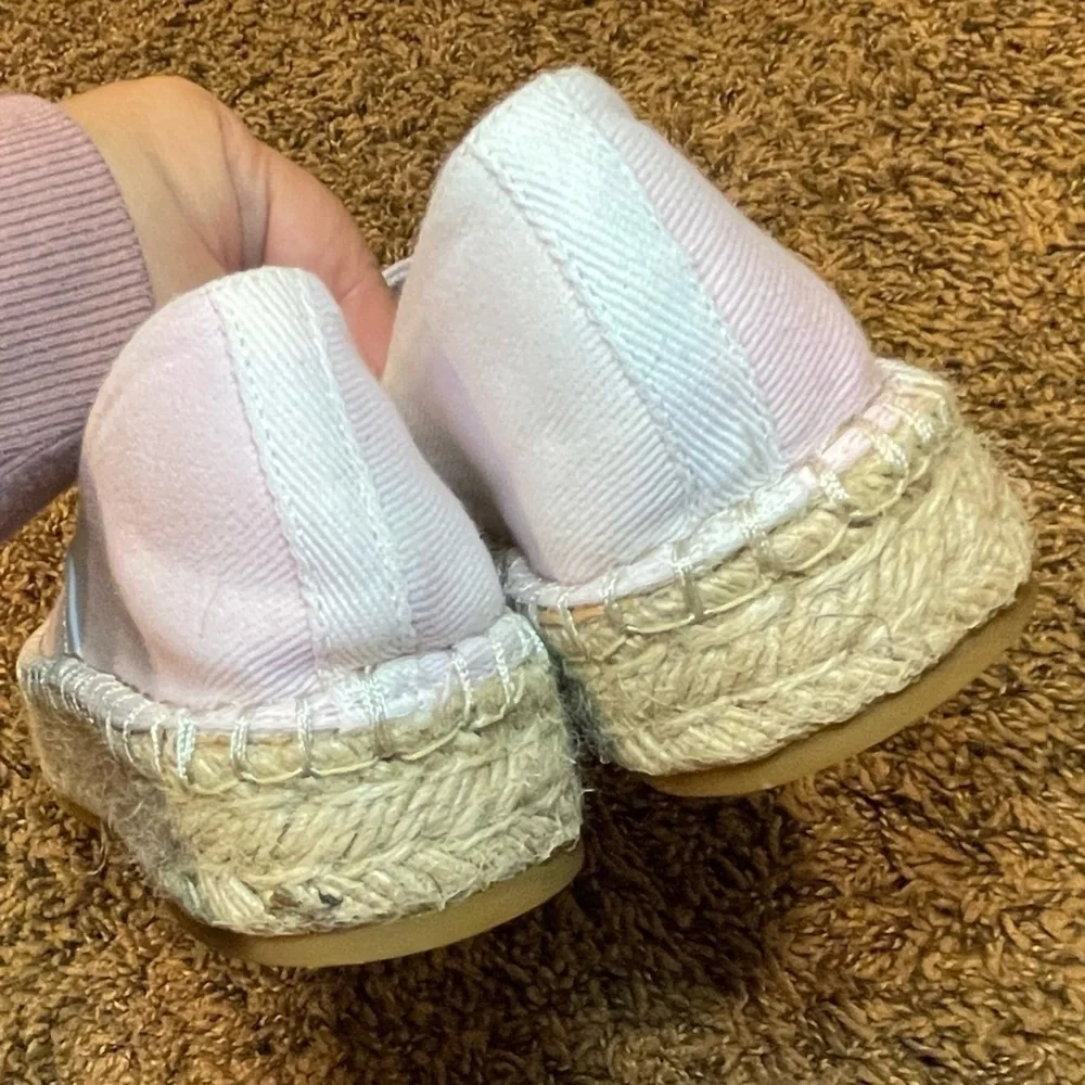 New Splendid Laney New Tie Dye Pastel Canvas Slip-On Espadrilles Size 6.5